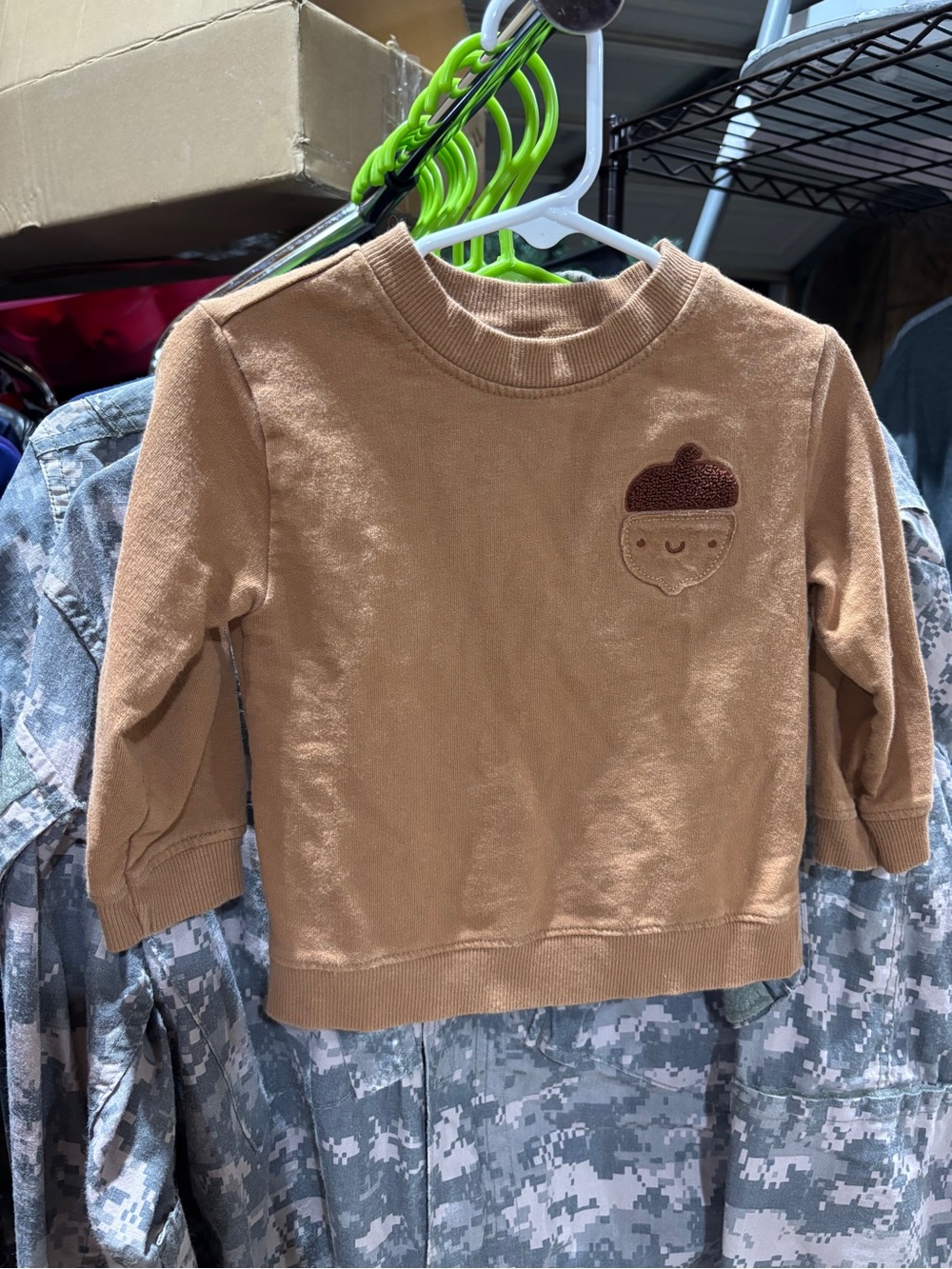 Size 18 Months Kids Cozy Acorn Sweatshirt & Matching Pants